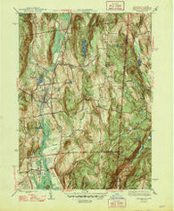 Pawling New York Historical topographic map, 1:31680 scale, 7.5 X 7.5 Minute, Year 1947