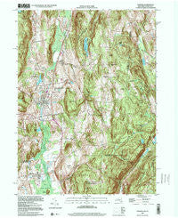 Pawling New York Historical topographic map, 1:24000 scale, 7.5 X 7.5 Minute, Year 1998