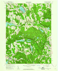 Peach Lake New York Historical topographic map, 1:24000 scale, 7.5 X 7.5 Minute, Year 1958