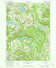 Peach Lake New York Historical topographic map, 1:24000 scale, 7.5 X 7.5 Minute, Year 1958