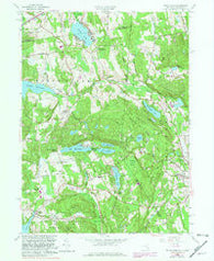 Peach Lake New York Historical topographic map, 1:24000 scale, 7.5 X 7.5 Minute, Year 1958