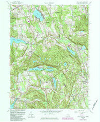 Peach Lake New York Historical topographic map, 1:24000 scale, 7.5 X 7.5 Minute, Year 1958