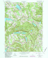 Peach Lake New York Historical topographic map, 1:24000 scale, 7.5 X 7.5 Minute, Year 1958