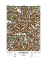 Peach Lake New York Historical topographic map, 1:24000 scale, 7.5 X 7.5 Minute, Year 2013
