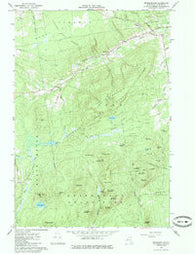 Peasleeville New York Historical topographic map, 1:24000 scale, 7.5 X 7.5 Minute, Year 1966