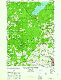 Peck Lake New York Historical topographic map, 1:24000 scale, 7.5 X 7.5 Minute, Year 1962