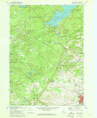 Peck Lake New York Historical topographic map, 1:24000 scale, 7.5 X 7.5 Minute, Year 1970
