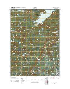Peck Lake New York Historical topographic map, 1:24000 scale, 7.5 X 7.5 Minute, Year 2013