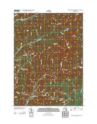 Peekamoose Mountain New York Historical topographic map, 1:24000 scale, 7.5 X 7.5 Minute, Year 2013