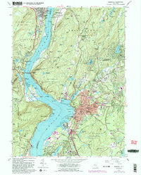 Peekskill New York Historical topographic map, 1:24000 scale, 7.5 X 7.5 Minute, Year 1957
