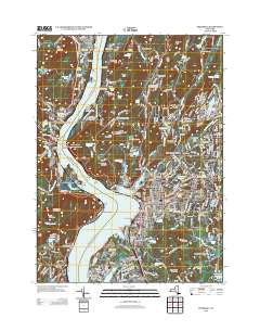 Peekskill New York Historical topographic map, 1:24000 scale, 7.5 X 7.5 Minute, Year 2013
