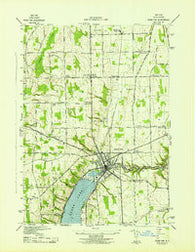 Penn Yan New York Historical topographic map, 1:31680 scale, 7.5 X 7.5 Minute, Year 1942