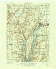 Penn Yan New York Historical topographic map, 1:62500 scale, 15 X 15 Minute, Year 1903