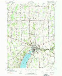 Penn Yan New York Historical topographic map, 1:24000 scale, 7.5 X 7.5 Minute, Year 1942