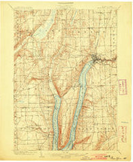 Penn Yan New York Historical topographic map, 1:62500 scale, 15 X 15 Minute, Year 1903