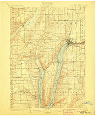 Penn Yan New York Historical topographic map, 1:62500 scale, 15 X 15 Minute, Year 1903