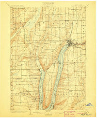 Penn Yan New York Historical topographic map, 1:62500 scale, 15 X 15 Minute, Year 1903
