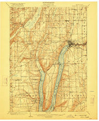 Penn Yan New York Historical topographic map, 1:62500 scale, 15 X 15 Minute, Year 1903