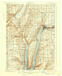 Penn Yan New York Historical topographic map, 1:62500 scale, 15 X 15 Minute, Year 1903