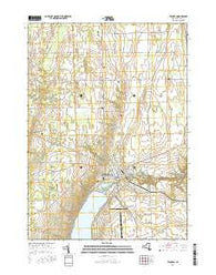 Penn Yan New York Current topographic map, 1:24000 scale, 7.5 X 7.5 Minute, Year 2016