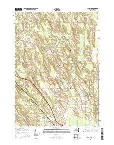Pennellville New York Current topographic map, 1:24000 scale, 7.5 X 7.5 Minute, Year 2016