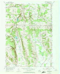 Perrysburg New York Historical topographic map, 1:24000 scale, 7.5 X 7.5 Minute, Year 1954