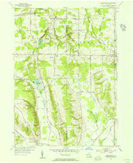 Perrysburg New York Historical topographic map, 1:24000 scale, 7.5 X 7.5 Minute, Year 1954