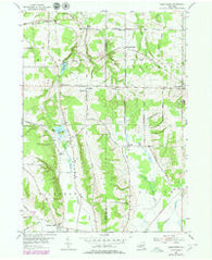 Perrysburg New York Historical topographic map, 1:24000 scale, 7.5 X 7.5 Minute, Year 1954