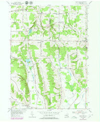 Perrysburg New York Historical topographic map, 1:24000 scale, 7.5 X 7.5 Minute, Year 1954