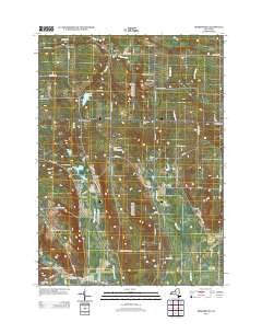 Perrysburg New York Historical topographic map, 1:24000 scale, 7.5 X 7.5 Minute, Year 2013