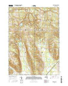 Perrysburg New York Current topographic map, 1:24000 scale, 7.5 X 7.5 Minute, Year 2016