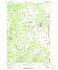 Peru New York Historical topographic map, 1:24000 scale, 7.5 X 7.5 Minute, Year 1966