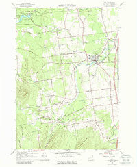 Peru New York Historical topographic map, 1:24000 scale, 7.5 X 7.5 Minute, Year 1966