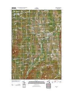 Peru New York Historical topographic map, 1:24000 scale, 7.5 X 7.5 Minute, Year 2013