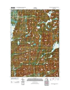 Pharaoh Mountain New York Historical topographic map, 1:24000 scale, 7.5 X 7.5 Minute, Year 2013