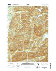 Pharaoh Mountain New York Current topographic map, 1:24000 scale, 7.5 X 7.5 Minute, Year 2016