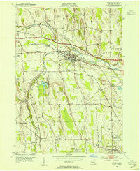 Phelps New York Historical topographic map, 1:24000 scale, 7.5 X 7.5 Minute, Year 1953
