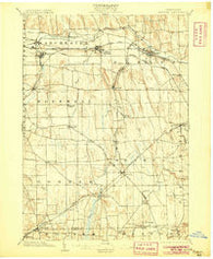 Phelps New York Historical topographic map, 1:62500 scale, 15 X 15 Minute, Year 1902
