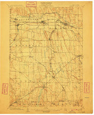 Phelps New York Historical topographic map, 1:62500 scale, 15 X 15 Minute, Year 1902