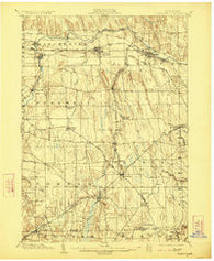 Phelps New York Historical topographic map, 1:62500 scale, 15 X 15 Minute, Year 1902