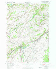 Philadelphia New York Historical topographic map, 1:24000 scale, 7.5 X 7.5 Minute, Year 1949