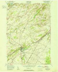 Philadelphia New York Historical topographic map, 1:24000 scale, 7.5 X 7.5 Minute, Year 1951