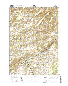 Philadelphia New York Current topographic map, 1:24000 scale, 7.5 X 7.5 Minute, Year 2016
