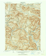 Phoenicia New York Historical topographic map, 1:62500 scale, 15 X 15 Minute, Year 1900
