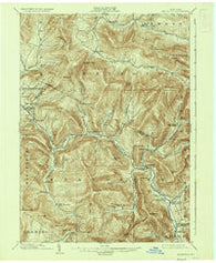 Phoenicia New York Historical topographic map, 1:62500 scale, 15 X 15 Minute, Year 1903