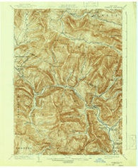 Phoenicia New York Historical topographic map, 1:62500 scale, 15 X 15 Minute, Year 1903