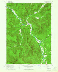 Phoenicia New York Historical topographic map, 1:24000 scale, 7.5 X 7.5 Minute, Year 1960
