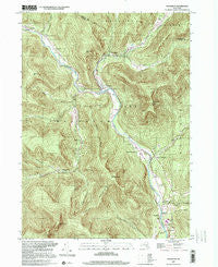 Phoenicia New York Historical topographic map, 1:24000 scale, 7.5 X 7.5 Minute, Year 1997