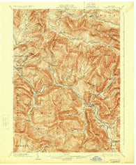 Phoenicia New York Historical topographic map, 1:62500 scale, 15 X 15 Minute, Year 1903