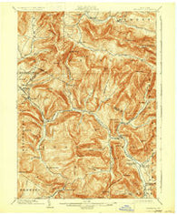 Phoenicia New York Historical topographic map, 1:62500 scale, 15 X 15 Minute, Year 1903